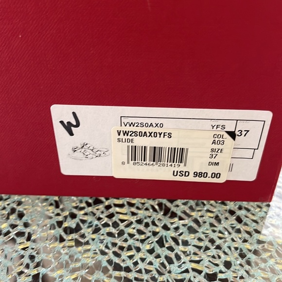 VALENTINO GERAVANI Rose Edition Atelier Petal Slide w/Box and Dustbag - Picture 13 of 15